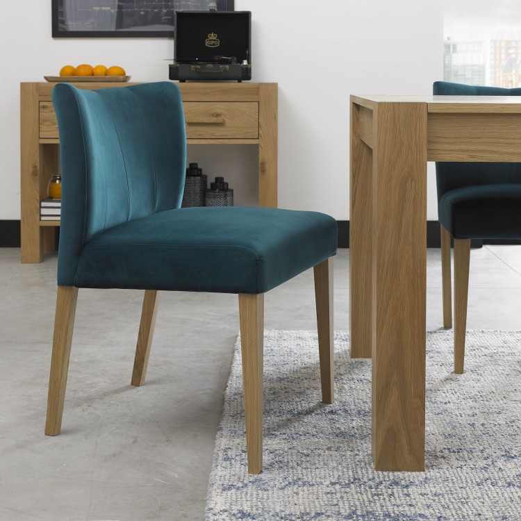 Low back deals fabric dining chairs